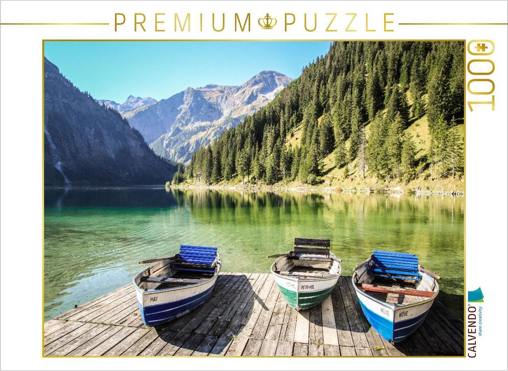CALVENDO Puzzle Ein Motiv aus dem Kalender Naturparadies Allgäu - Von Oberstdorf bis Füssen | 1000 Teile Lege-Größe 64x48cm Foto-Puzzle für gl...