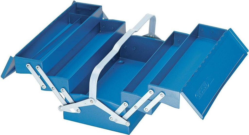 GEDORE 1265 L Werkzeugkasten, leer, 5 Fächer, 210x420x225 mm, 6609060
