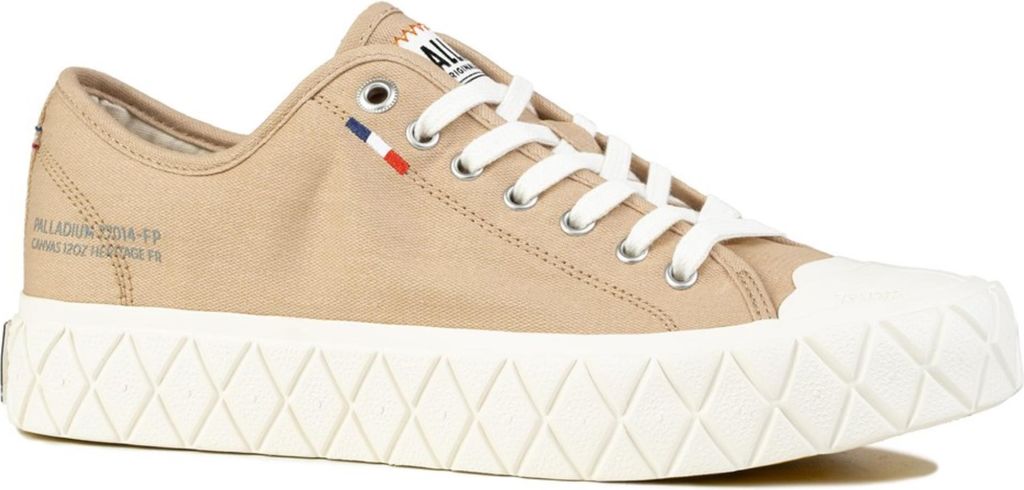 PALLADIUM Palla ACE CVS - Herren Sneakers Schuhe Canvas Beige 77014-278-M , EU 44 UK 9.5