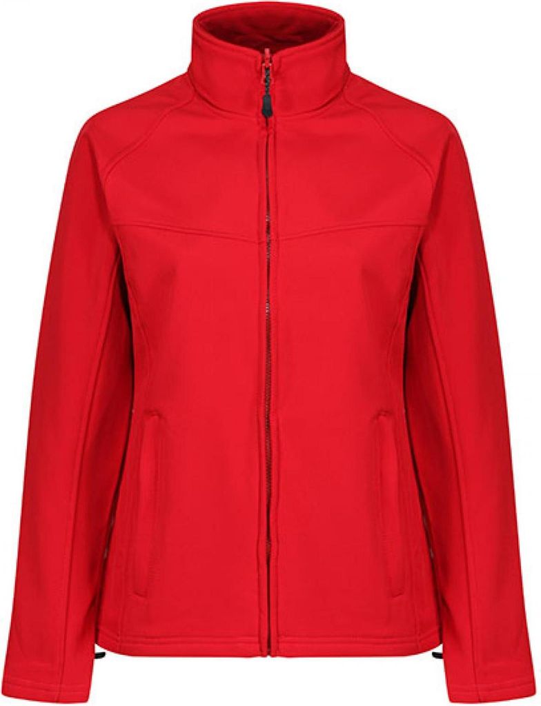 Regatta TRA645 | Damen Uproar Softshell Jacke - Farbe: Classic Red/Seal Grey (Solid) - Größe: 38 (12)