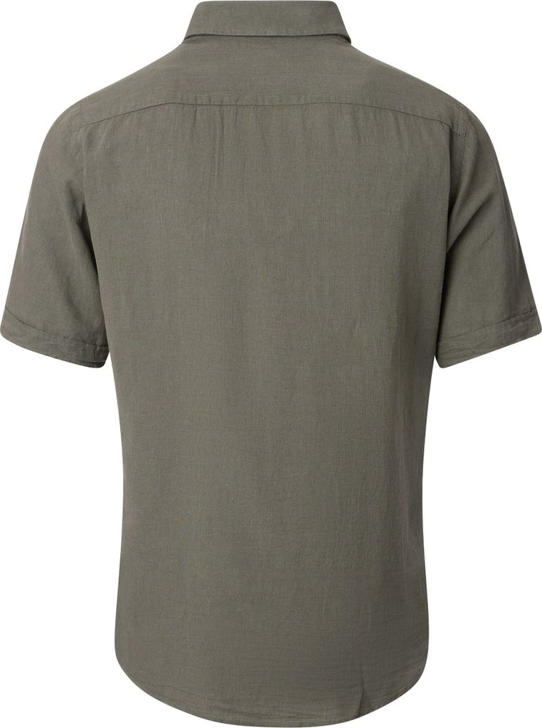 Redmond Herren Leinenhemd (251135999), Größe:XL, Farbe:Grün(60)