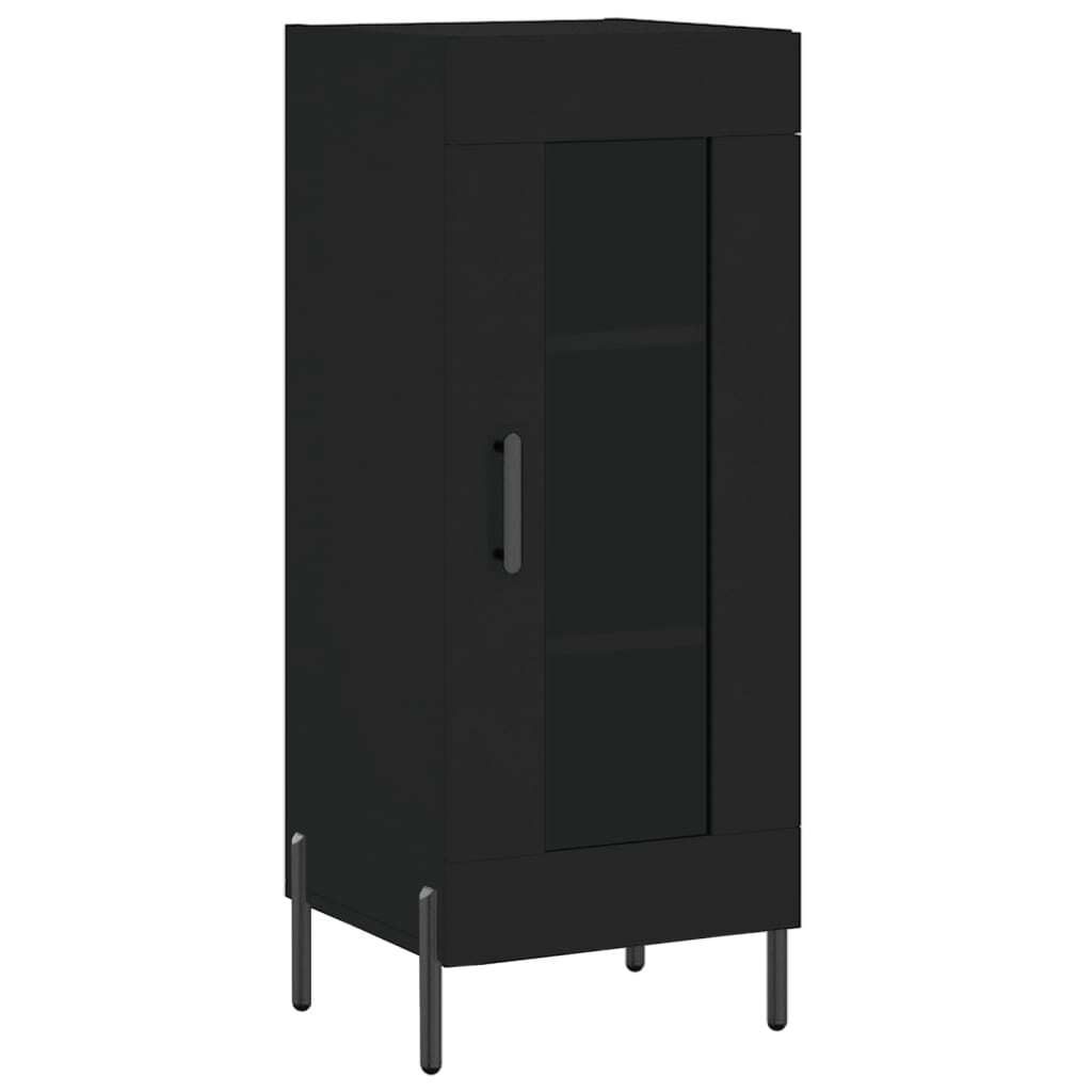 "WINTER SALE"Sideboard - elegante Design - Mehrzweckschrank - Schwarz 34,5x34x90 cm Holzwerkstoff - Kommoden NEU9013208