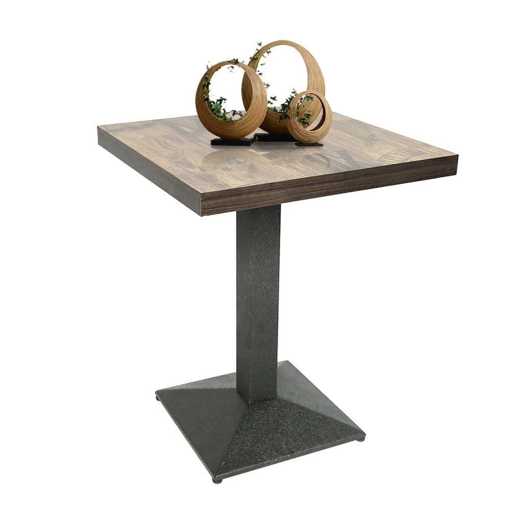 Table de cuisine carrée 60 cm petit format pour studio et balcon