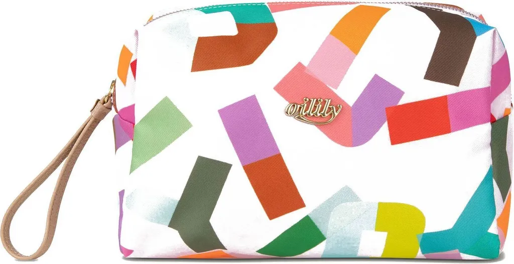 Petite trousse de maquillage Penny Pouch Oilily Lilac Snow imprimée