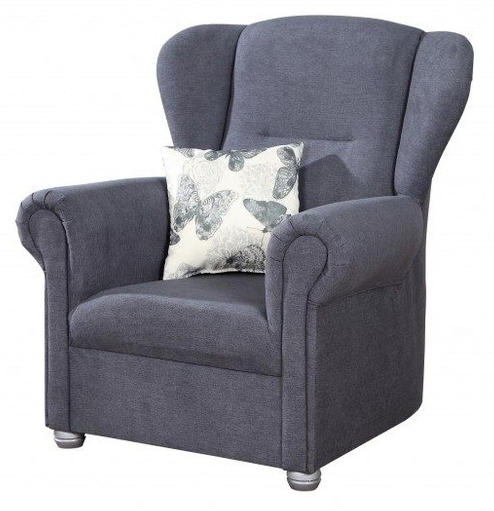 Designer Klassische Polster Fernseh Sessel Sofa Couch 1 Sitzer Designer Couchen