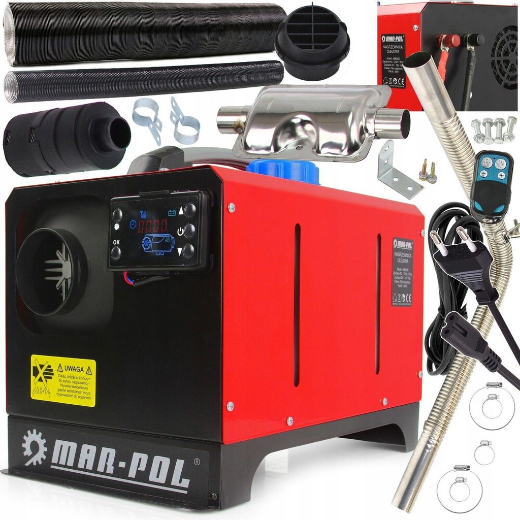 Ölheizung 8kW mit geschlossener Brennkammer Ölheizgebläse Produktbild 