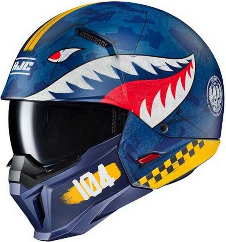 HJC i20 VANGUARD CALL OF DUTY Integralhelm L in blau