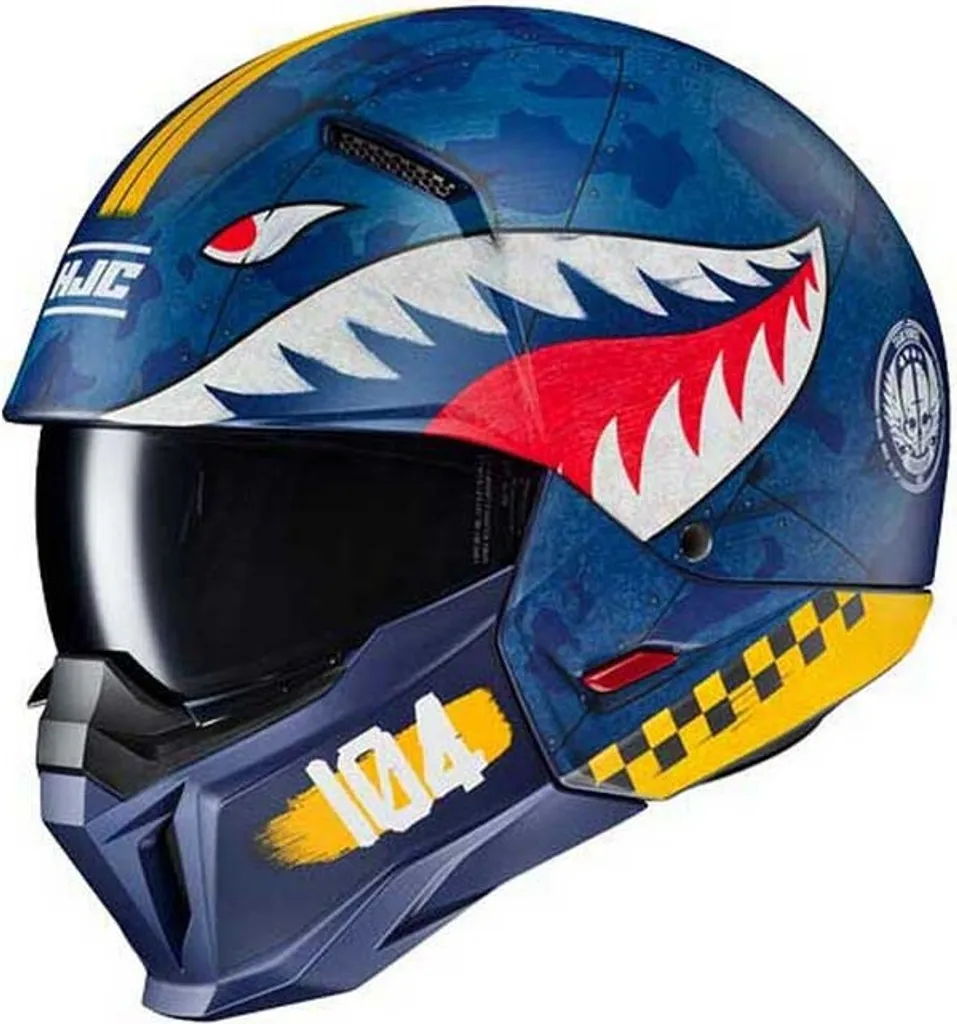 Casque HJC i20 Vanguard Bleu S - Solution Légère contre la Fatigue Moto