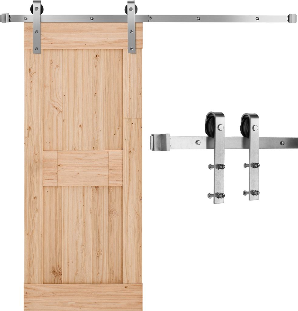 VEVOR Schiebetürsystem, 1,5 m Schiene, Tragkraft 150 kg, Produktbild 