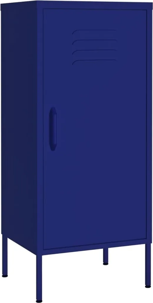 vidaXL Armadio Portaoggetti Blu Navy Acciaio | Sicuro per Tutta la Famiglia