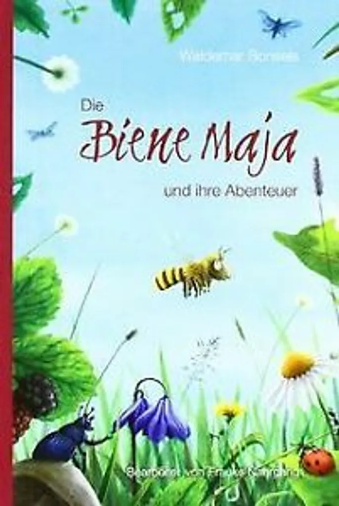 Livre original Maya l'abeille grand format avec illustrations