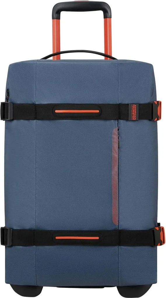 American Tourister Urban Track Wheeled Duffle Coated Blue Orange