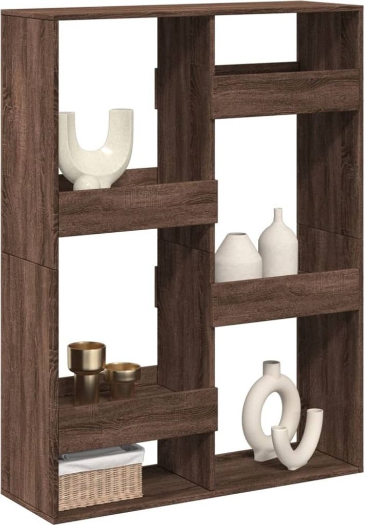 Maison Exclusive - Raumteiler Braun Eichen-Optik 100x33x135 cm Holzwerkstoff