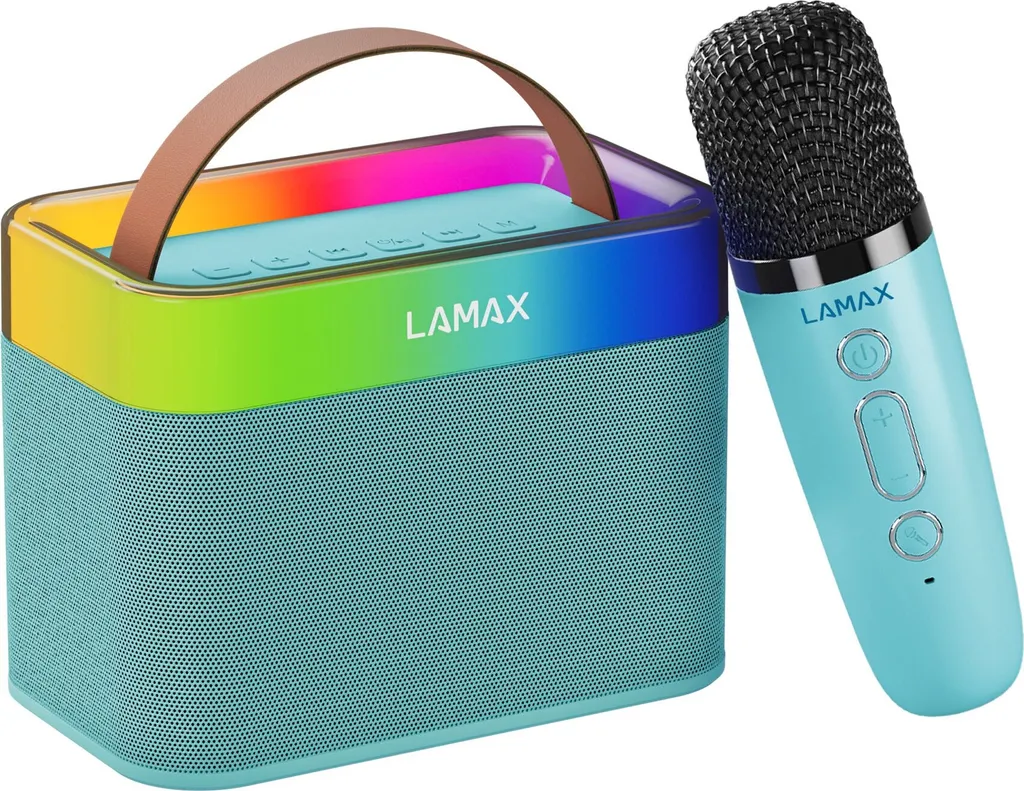 Fini l'ennui avec le Karaoké Enfant LAMAX KaraokeKid1 Bleu et Micro