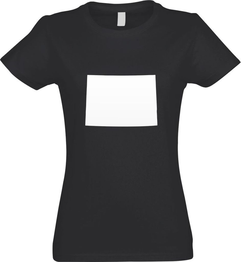 Kiwistar - T-Shirt tailliert - Damen - Graphit - USA - Colorado Denver - mit Motiv Bedruckt - Funshirt Design - Sport - Freizeit - Damen - M