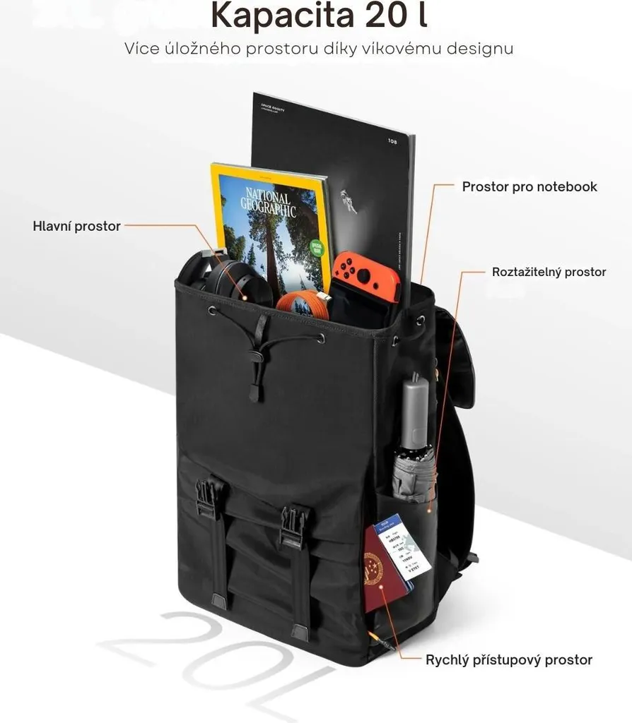 Sac à Dos Travail et Voyage Inateck BP01008 pour Ordinateur 16 Pouces - 2