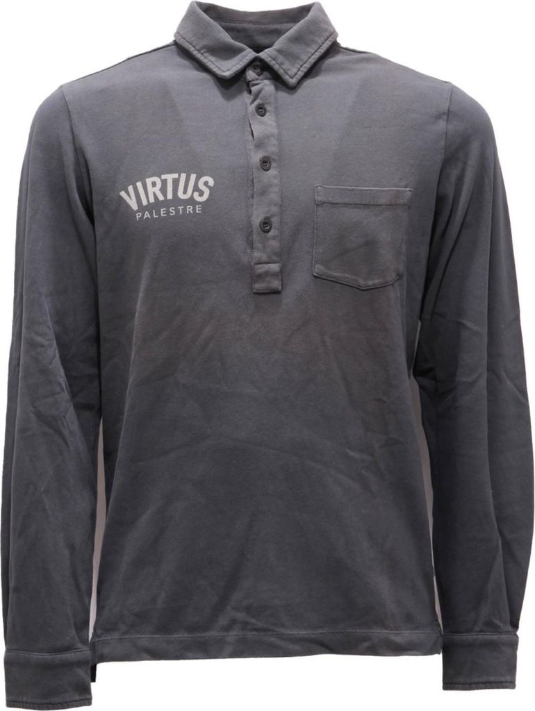 7609AL polo uomo VIRTUS PALESTRE man vintage effect polo