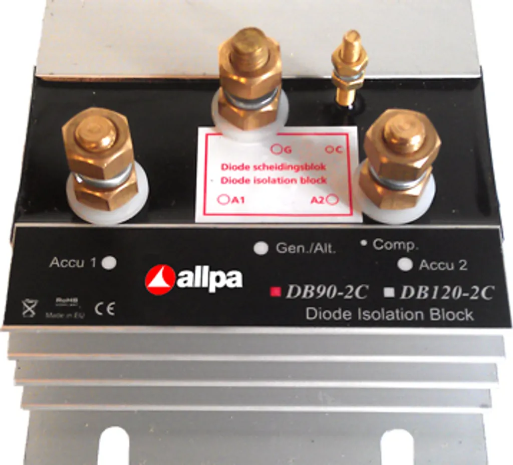 Isolateur de Batterie 120A Allpa DB-120-3C avec Séparation de Charge