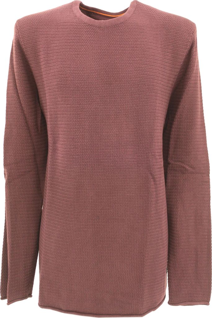 30757 S. Oliver, , Herren Crew Neck Rundhals Pullover Pulli, Mittelstrick, bordeaux, XXL