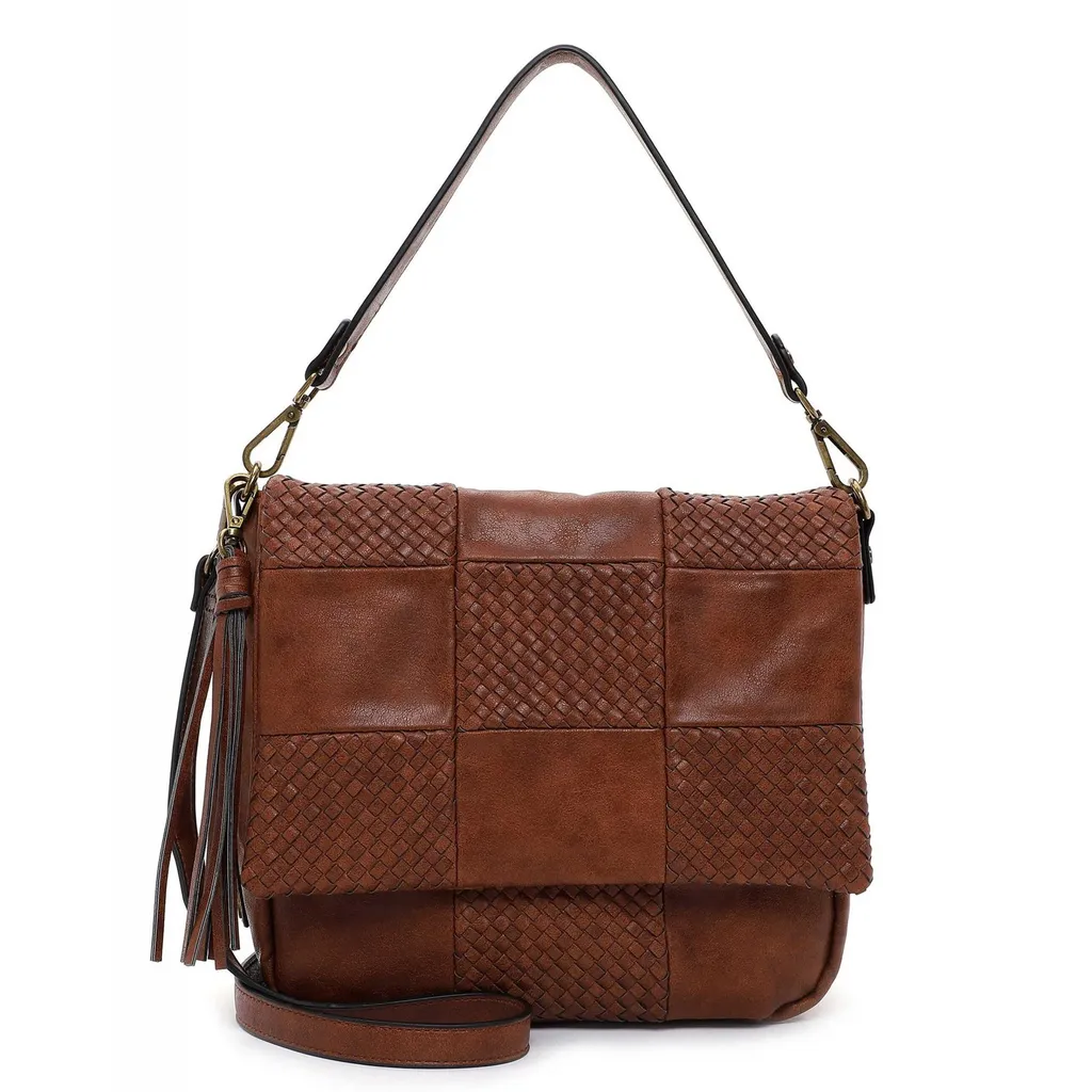 Sac bandoulière Cognac SURI FREY Bly : légèreté et sécurité pour femme