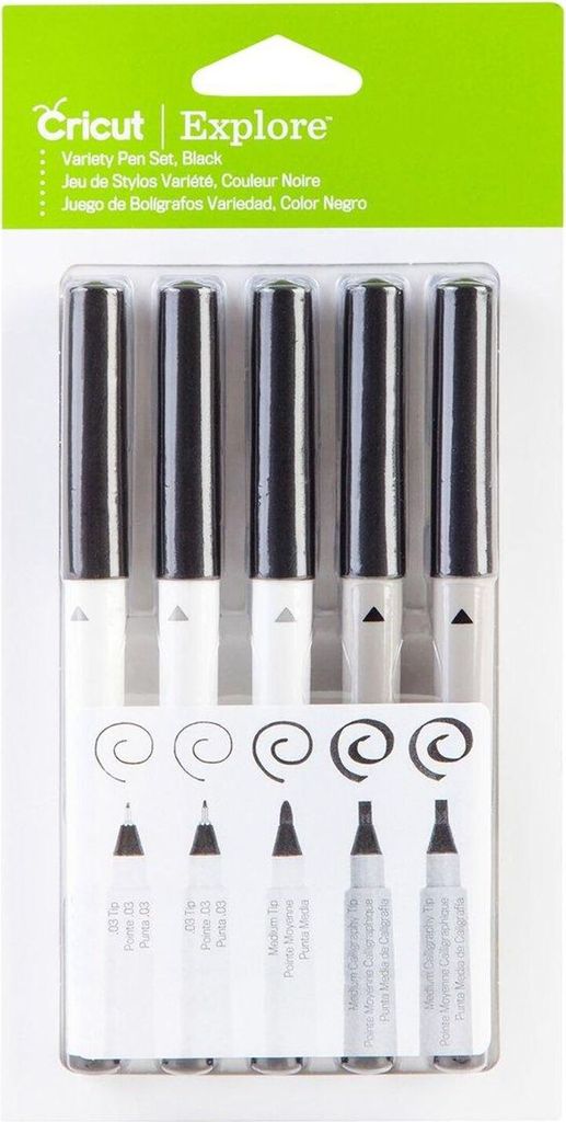 Cricut Explore Multi Set, Wielo, 1 kol., Czarny, 0,4 mm, 1 Zdjęcie produktu 