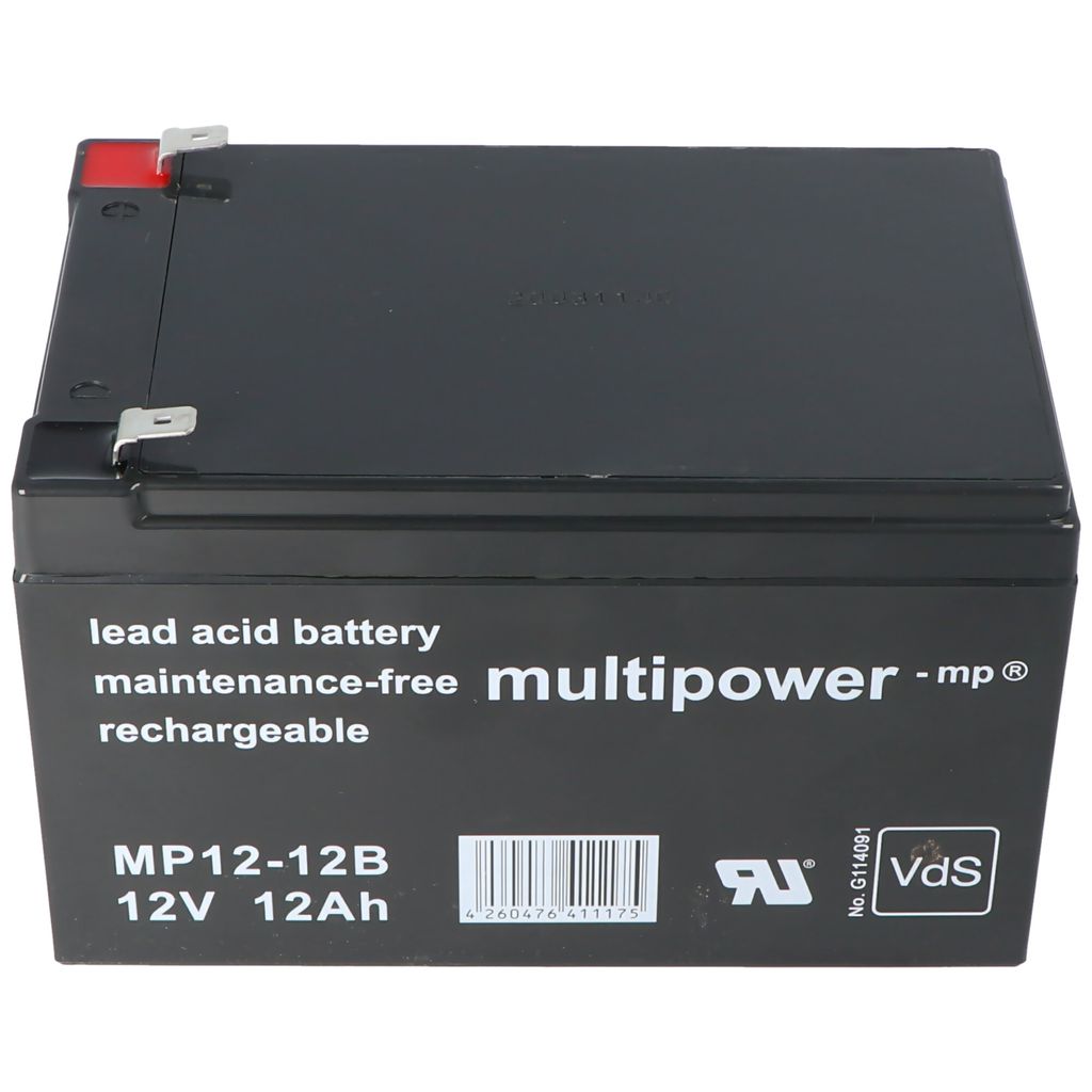 Multipower MP12-12B Akumulator kwasowo-ołowiowy 12 V 12 Ah Zdjęcie produktu 