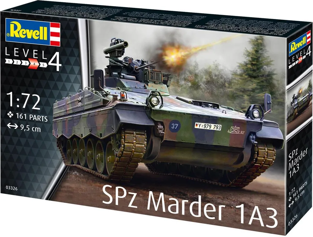 Maquette militaire char Spz Marder 1A3 Revell 1/72 à construire soi