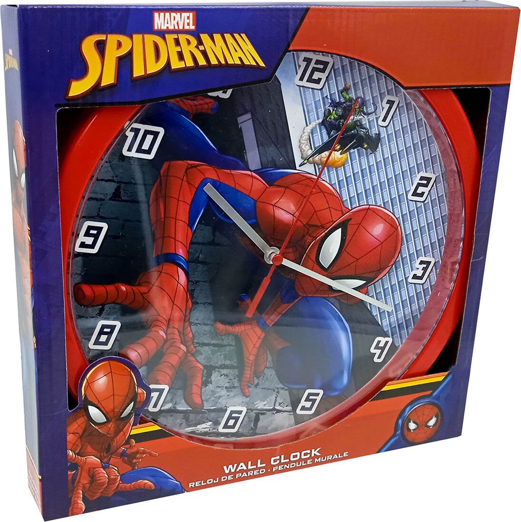 Wanduhr für Kinder Spiderman Uhr Produktbild 3