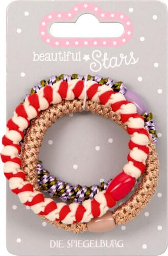 Beautiful Stars - Haargummis Geflochten