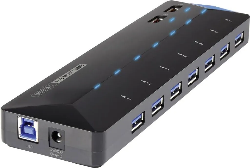 Hub USB 3.2 Renkforce : Résolvez le manque de ports et les déconnexions