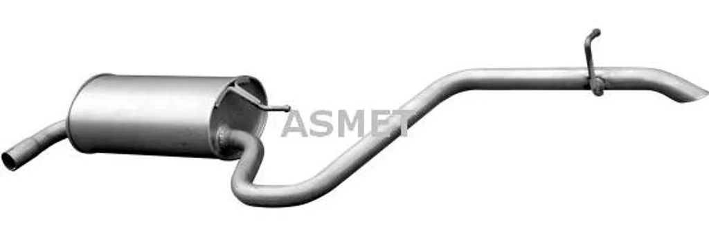Pot d'échappement arrière pour Ceed - Silencieux ASMET 28015 OE