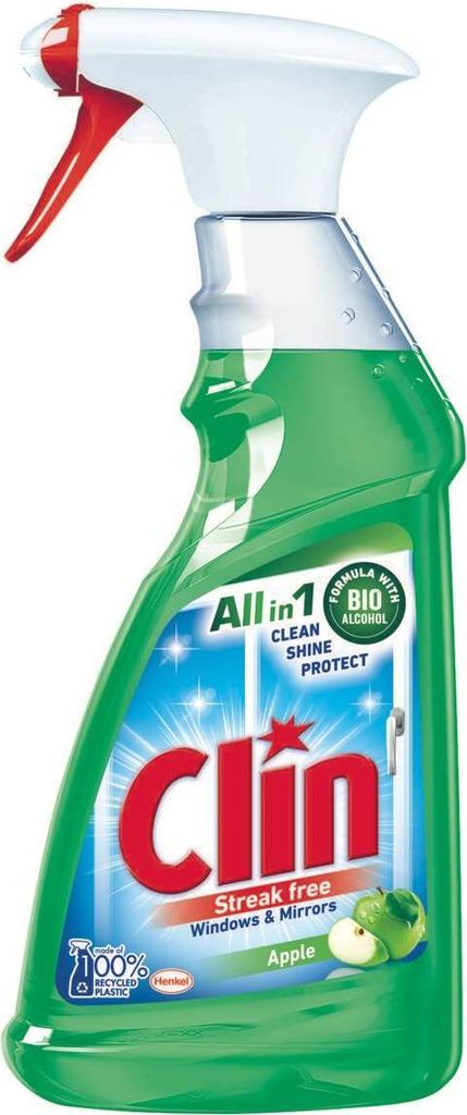 Clin Apple Flüssigkeit zur Reinigung von Glasoberflächen Produktbild 