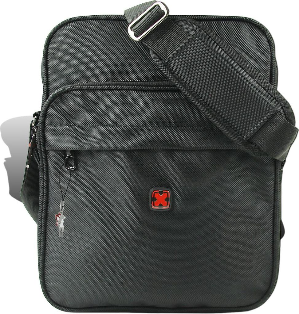 Travel N Meet Schultertasche Herren Crossover Tasche schwarz D2OTD4213S