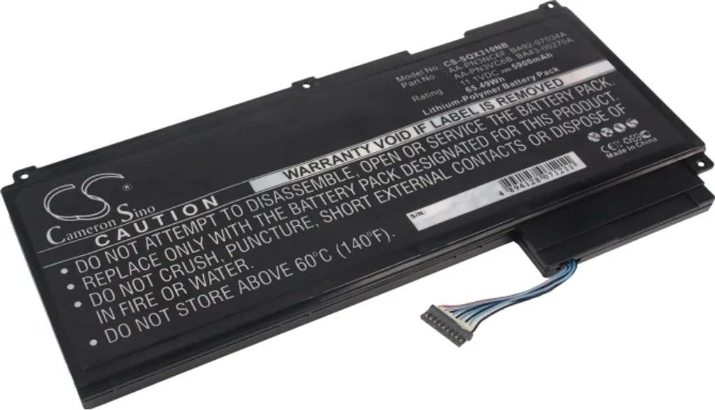 Batterie de Rechange Lithium-Ion pour Samsung NP-SF510 et Série QX410