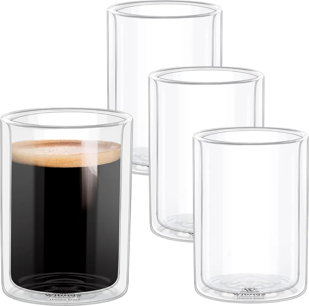 Bicchiere Wilmax a doppia parete, 400 ml, set di 4, WL-888785/A4