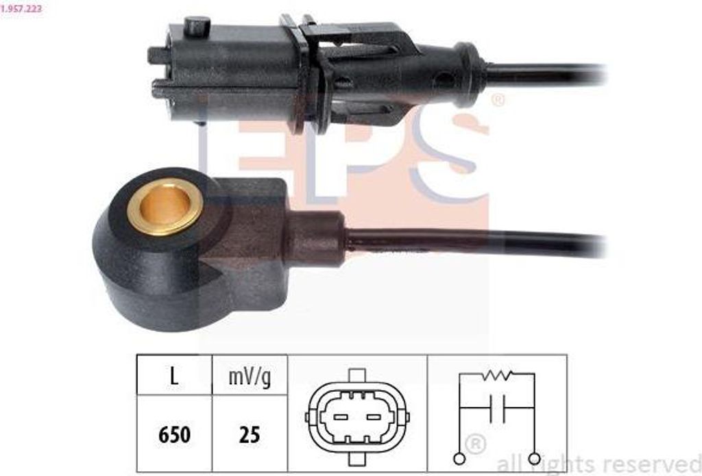 EPS Klopfsensor 1.957.223 für OPEL Astra G CC (T98) 650mm
