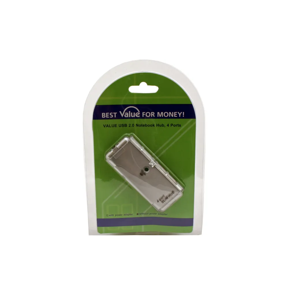 Hub USB 2.0 VALUE 4 Porte Notebook | Soluzione Espansione USB-A - 8