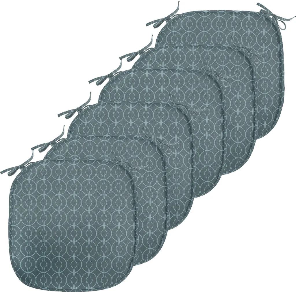 Coussins décoratifs imperméables avec attaches pour chaises de cuisine