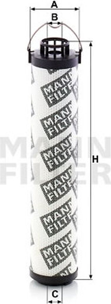 Filter, Arbeitshydraulik MANN-FILTER HD 7001 x