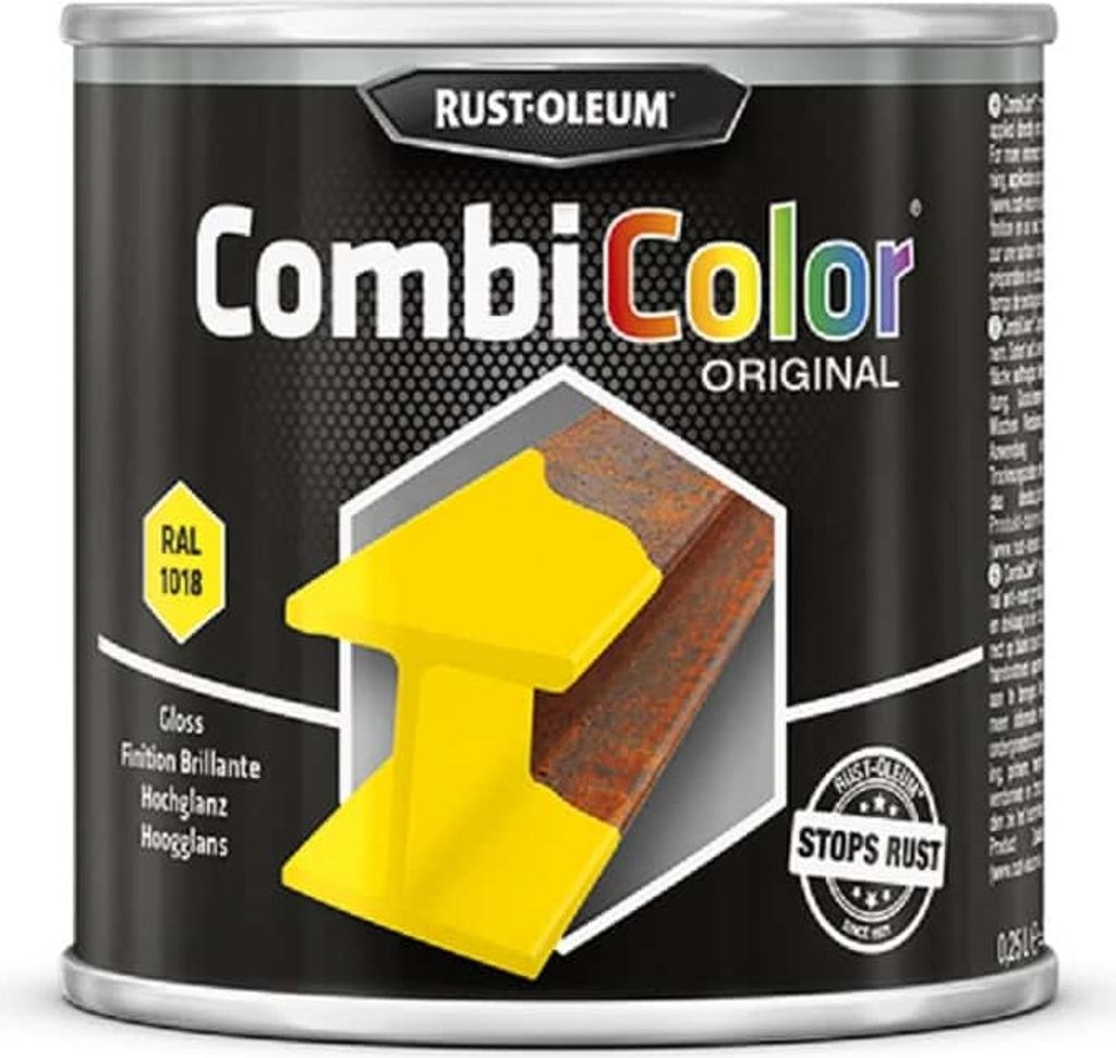 Rust-Oleum CombiColor Original Hochglanz 250ml Zinkgelb