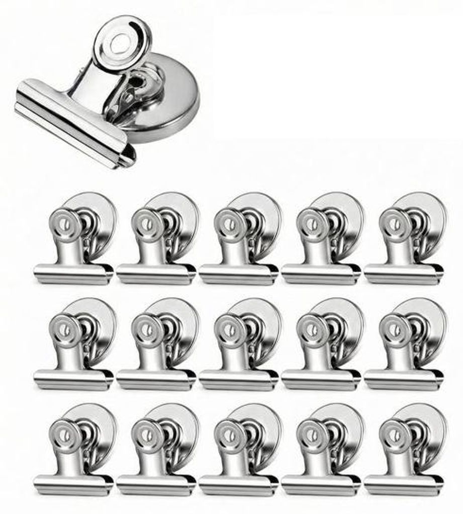 Lot de 20 aimants JustValue – Réfrigérateur – Tableau blanc Image du produit 