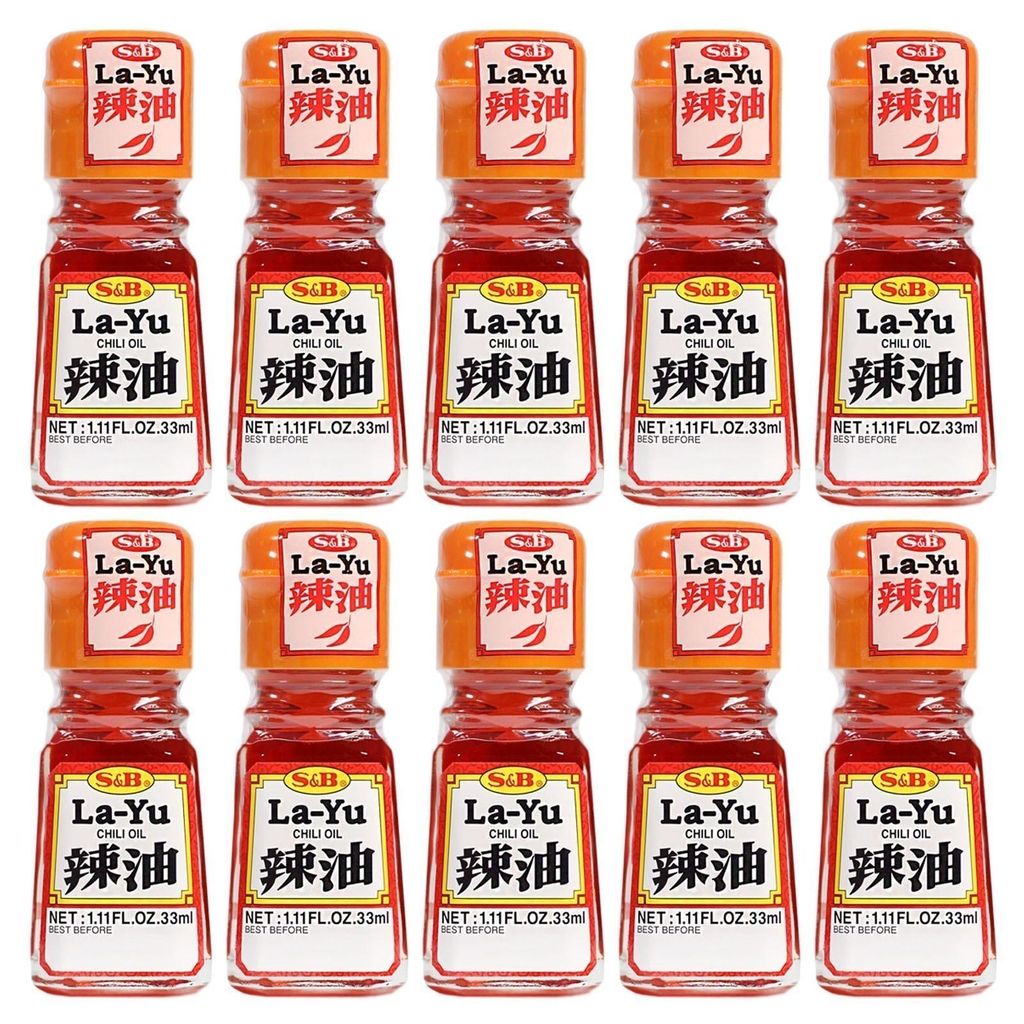 S&B La Yu Oil Japanisches Chiliöl 10x33ml Produktbild 