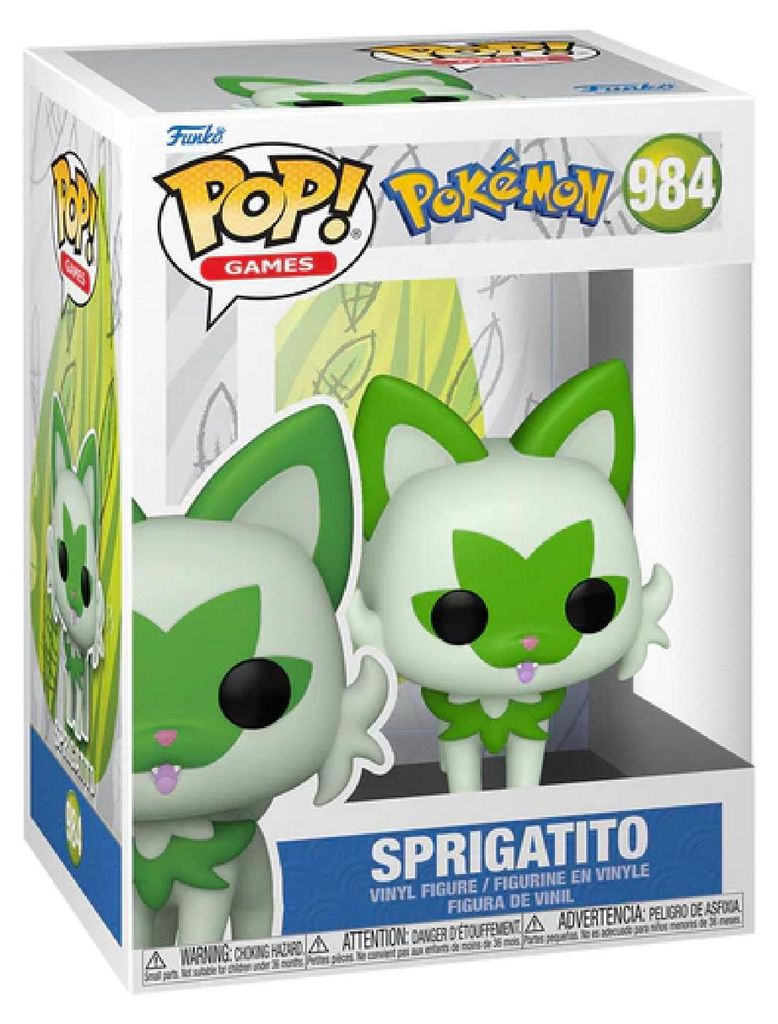 Pokémon - Sprigatito 984 - Funko Pop! Vinyl Figur Produktbild 