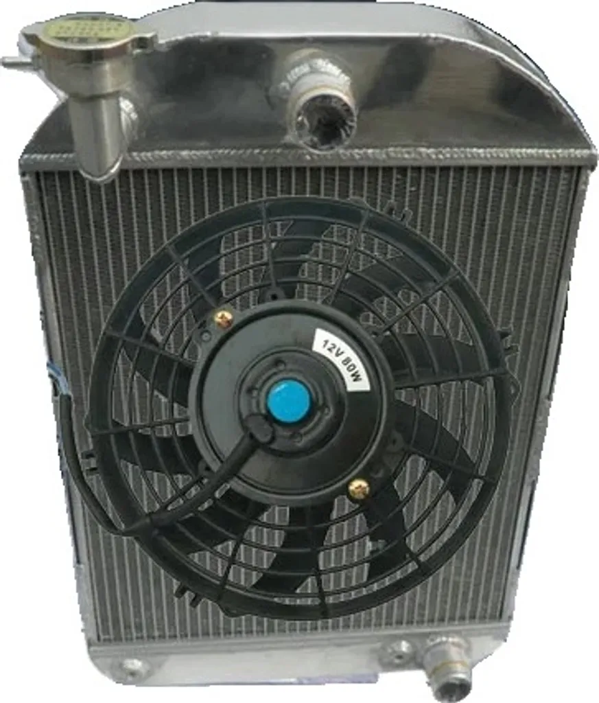 Radiateur Ford classique aluminium 3 rangées - Refroidissement optimisé