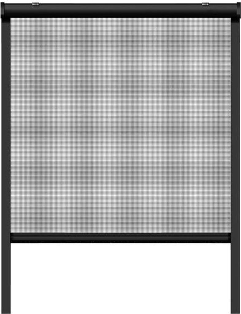 Schellenberg Insektenschutzrollo für Fenster, anthrazit, 130 x 160 cm, 70893