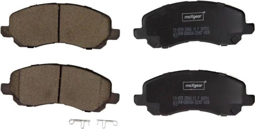 MAXGEAR Bremsbeläge Satz Vorne Bremsklötze für HYUNDAI H-1 Cargo (TQ) 19-2878