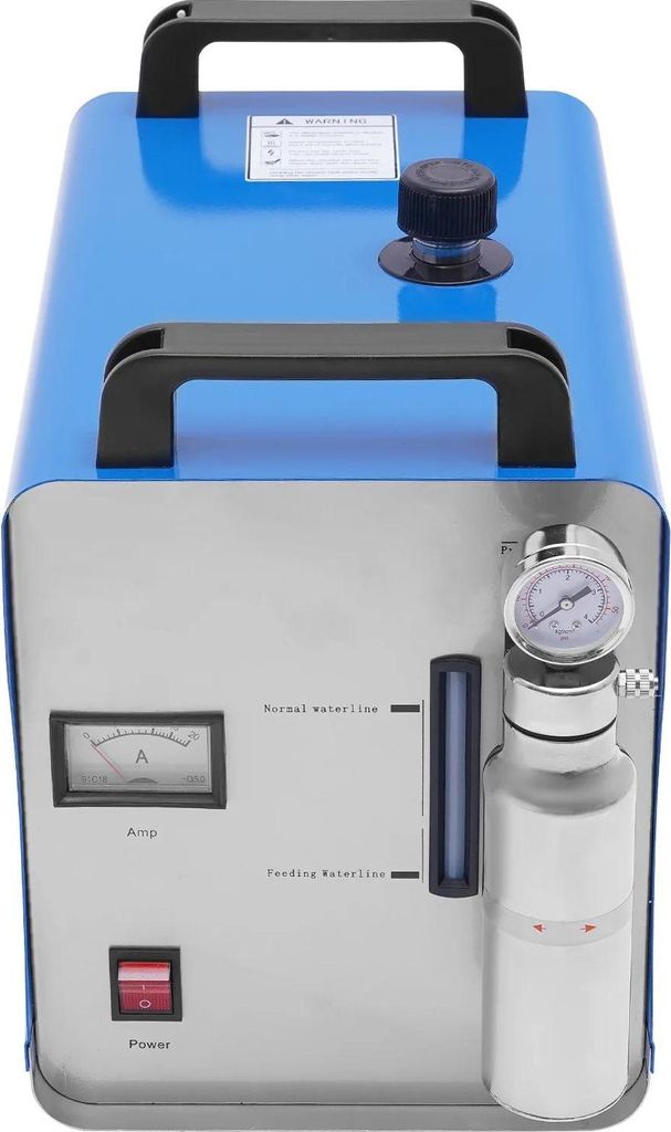 Acryl Flammenpolierer - H180 HHO Knallgas-Flammgenerator Brenner - 400 W - 95 L/h - 220 V - Tragbar - Blau