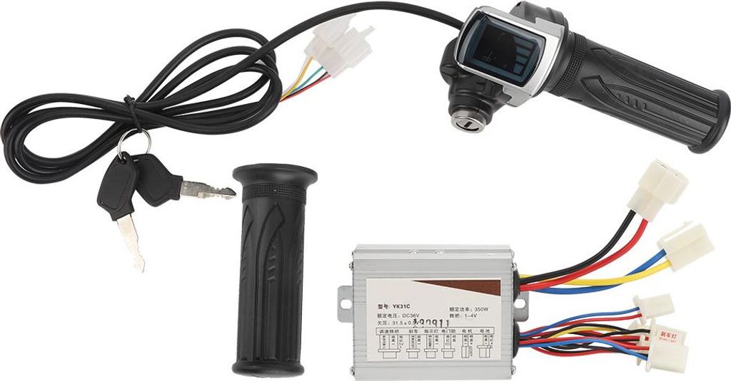 36V350W elektrischer Mengen-Gasgriff mit Schloss-Controller-Zubehör für Fahrrad