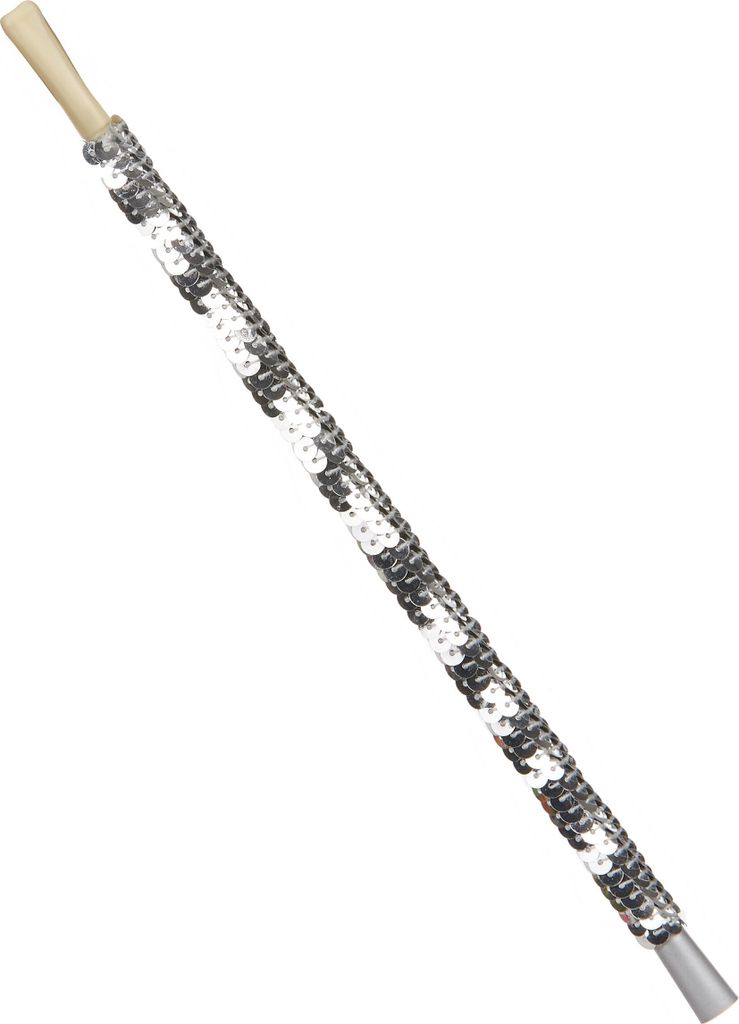 Pailletten-Zigarettenhalter 20er-Accessoire silber-beige Produktbild 
