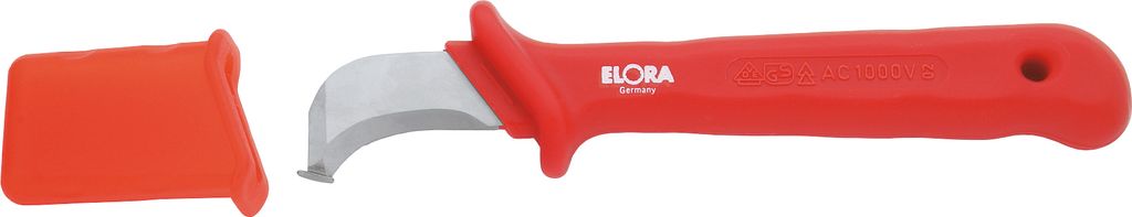 Elora VDE-Kabelmesser, mit stumpfen Klingenende, ELORA-977A